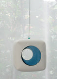 Hanging Candle Holder- Cube - Outdoor/Indoor - Blue