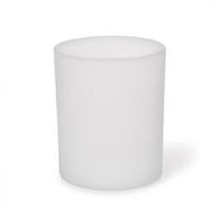 Frosted Glass Tealight Votive Candle Holder - 6.5cm Tall