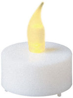 Battery Powered LED Tealight Candle - Amber wind proof Flame