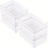 Square PVC Presentation Gift Box - 15x15x4cm deep - Clear Box - Retail Product Show case