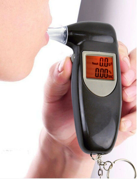 LCD Digital Alcohol Tester Breathalyser with Clock Drive Safely Breathtester