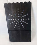 10 Pack Black Sun Burst Luminary Bags - Wedding, Reception, Christmas, and Party Décor - Paper Candle Bag - Blank Luminaria - Holiday Candle Lantern