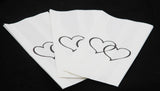 50 Pack White Cake Bag Birthday Wedding Party Christening Lolly Cake Bags Heart Print Design - Free Post (Copy)