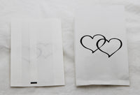 50 Pack White Cake Bag Birthday Wedding Party Christening Lolly Cake Bags Heart Print Design - Free Post (Copy)