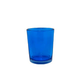 Navy Dark Blue Shot Glass Tealight Votive  Candle Holder - 6.5cm High - Party Decoration Homeware