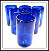 Navy Dark Blue Shot Glass Tealight Votive  Candle Holder - 6.5cm High - Party Decoration Homeware