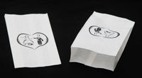 50 Pack White Cake Bag Birthday Wedding Party Christening Lolly Cake Bags Dancing Bride n Groom - Free Post