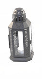 Dark Grey Metal Lantern 21cm - Outdoor Decor - Home Party Decor