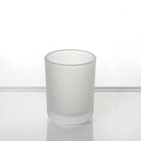 Frosted Glass Tealight Votive Candle Holder - 6.5cm Tall - Wedding Party Decor Bomboniere Craft