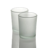Frosted Glass Tealight Votive Candle Holder - 6.5cm Tall - Wedding Party Decor Bomboniere Craft