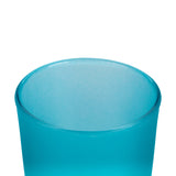 Frosted Turquoise Shot Glass Tealight Votive  Candle Holder - 6.5cm Tall