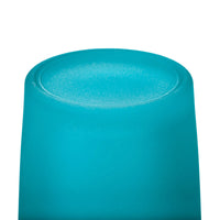 Frosted Turquoise Shot Glass Tealight Votive  Candle Holder - 6.5cm Tall