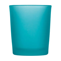 Frosted Turquoise Shot Glass Tealight Votive  Candle Holder - 6.5cm Tall