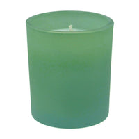 Green Frosted Glass Tea Light Holder - Small 6.5cm - Green Eco Garden Theme Party Event