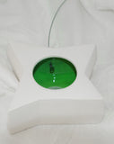 Hanging Candle Holder- Star - Outdoor/Indoor - Green n White - Outdoor garden decor
