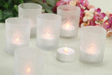 LED Candle - White Body Amber Flame - Battery Operated On/Off Switch