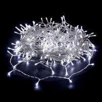 5 Metre 50 Bulb Battery LED Lights - Plain String no decorations - Arctic Cool White Bulb