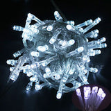 5 Metre 50 Bulb Battery LED Lights - Plain String no decorations - Arctic Cool White Bulb