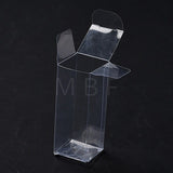 Clear Plastic 8x10cm Rectangle PVC Gift Box - Bomboniere or tealight Holder