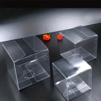 Clear Plastic 10cm Cube LARGE Box - Corporate Attendee Gift Product Box