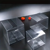 Clear Plastic 10cm Cube LARGE Box - Corporate Attendee Gift Product Box