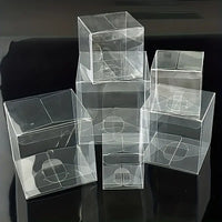 Clear Plastic 10cm Cube LARGE Box - Corporate Attendee Gift Product Box