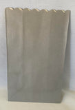 10 Pack SILVER Luminary Bags - Wedding, Reception, Christmas, and Party Décor - Paper Candle Bag - Blank Luminaria - Holiday Candle Lantern