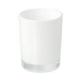 Pure White Glass Holder for Votive or Tea Light Candles - Wedding Table Decor