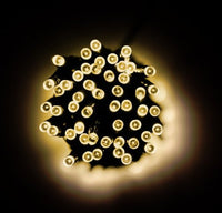 5 Metre 50 Bulb Battery LED Lights - Plain String no decorations - Warm White Bulb