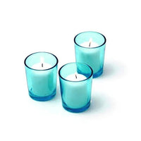 Turquoise Aqua Shot Glass Tealight Votive  Candle Holder - 6.5cm High - Party Decoration Homeware