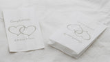 50 Pack White Cake Bag Birthday Wedding Party Christening Lolly Cake Bags - Free Post