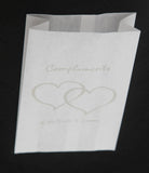 50 Pack White Cake Bag Birthday Wedding Party Christening Lolly Cake Bags - Free Post