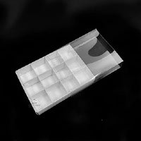 12 Cavity Chocolate White Product Presentation Gift Box - 16x12x3cm - White with Clear Lid - Retail Product Show case