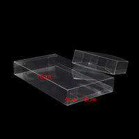 Square PVC Presentation Gift Box - 15x15x4cm deep - Clear Box - Retail Product Show case