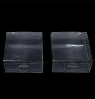 Square PVC Presentation Gift Box - 15x15x4cm deep - Clear Box - Retail Product Show case