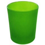 Apple Green Frosted Glass Tea Light Holder - Small 6.5cm - Green Theme Party Event