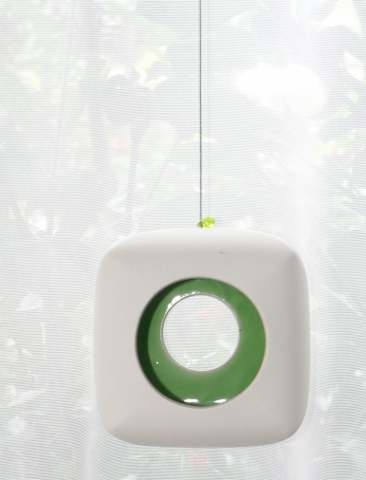 Hanging Candle Holder- Cube - Outdoor/Indoor - Green