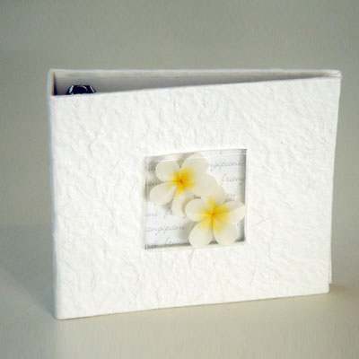 Frangipani - CD DVD Decorative storage album - 20 discs sleeves