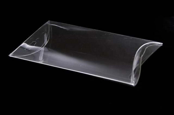 Clear Plastic PVC Long Rectangle Pillow Gift Box - Bomboniere