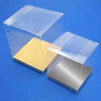 Clear Plastic 10cm Cube LARGE Box - Corporate Attendee Gift Product Box