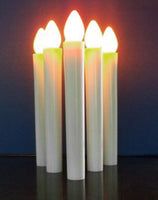 LED Battery Taper Candleabra Candle with No Stand - Table Decoration or Carols