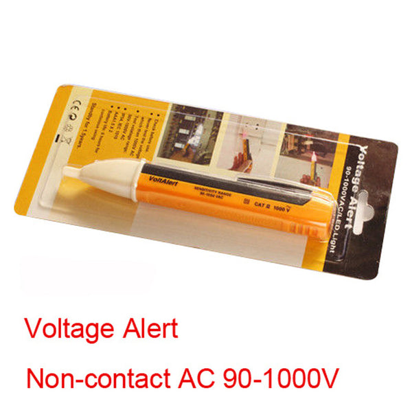 LED Light AC Electric Voltage Tester Volt Alert Pen Detector Sensor 90~1000V BI