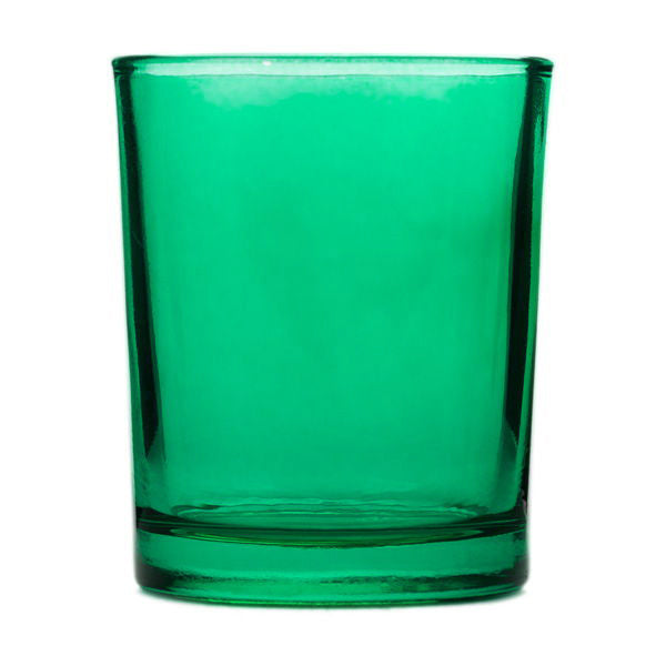 Deep Green Shot Glass Tealight Votive  Candle Holder - Small 6.5cm
