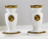 Milano Collection 2 piece Boxed candelabra gift set Limoges Marrakesh Porcelain