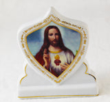 The Milano Collection Sacred Heart Christ Porcelain Ornament Figurine Gift