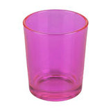 Pink Shot Glass Tealight Votive  Candle Holder - Small 6.5cm