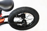 Kids Balance Bike 2-6 Year Old - Silver Blue - 12 inch wheels - Racing Speed Design - Toddler to Child