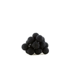 All Black Noir Cotton Ball 5cm Ball - 3 Metre Battery Powered -  fairy party room lights decor