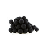 Black Cotton Ball 5cm - Mains Power- 5m with 30 LED Bulb fairy light string