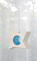 Hanging Candle Holder- Star - Outdoor/Indoor - Blue
